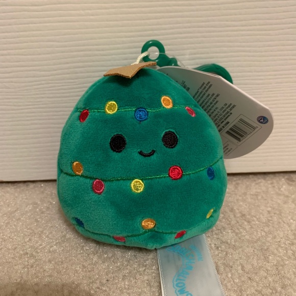Squishmallow- Carol the Christmas tree clip on - Picture 1 of 5